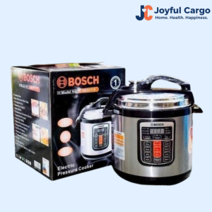 BOSCH 6L Electric Pressure Cooker with digital display and non-stick pot